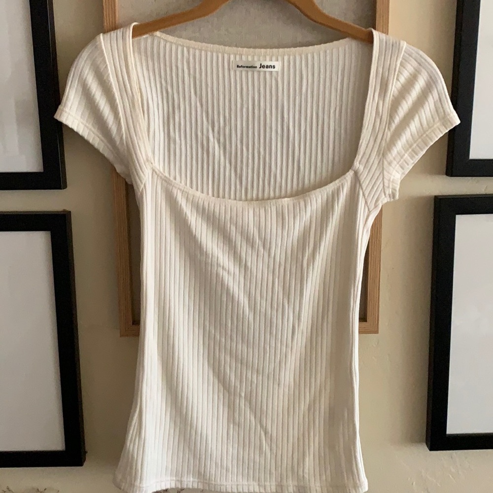 Cream blouse